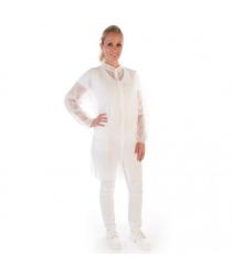 Halāts ar spiedpogām, vienreizlietojams, 25 gr/m²