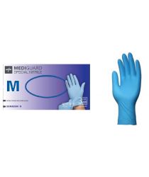 Cimdi Mediguard Special, nitrila, bez pūdera, zili, garums – 24 cm; 200 gab.