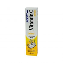 Additiva Vitamin C Zitrone 1g putojošās tabletes N20 (Citrons)