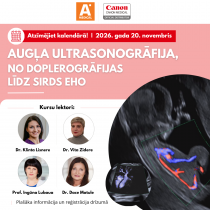 Dalība kursiem "Augļa ultrasonogrāfija: no Doplerogrāfijas līdz sirds EHO"