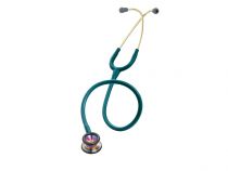 Fonendoskops (stetoskops) Littmann Classic II, karību zils ar galviņu varavīksnes krāsā, 3M, pediatriskais