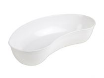 Nierveida šālīte, 205x100 mm, 500 ml, plastmasas, balta, N1