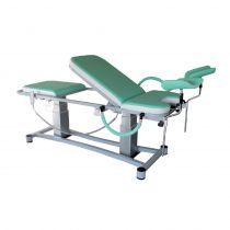 Daudzfunkcionāla ginekoloģiskā kušete ar regulējamu augstumu