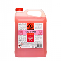 Tualetes tīrīšanas līdzeklis, Pro, KVADRO, stipra iedarbība, 5L