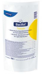Bacillol Tissues, spirtu saturošas dezinfekcijas salvetes virsmām, rezerve, 100 gab.