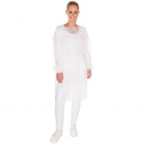 HYGOSTAR Gown with Ties and Elastic Cuffs, Size L, Pack of 10