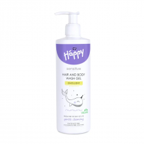 Happy Sensitive dušas želeja ķermenim un matiem, 400 ml
