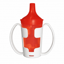 Krūzes turētājs, 2 rokturi, balts