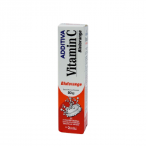 Additiva Vitamin C Blutorange 1g putojošās tabletes N20 (Sarkanais apelsīns)