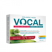 Vocal sūkājamās pastilas ar ķiršu garšu N24 