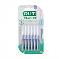 GUM interdentālā birstīte Trav-Ler, 0.6mm, N6
