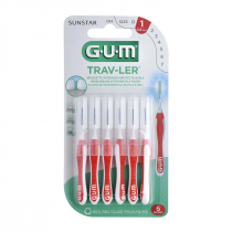 GUM interdentālā birstīte Trav-Ler, 0.8mm, N6
