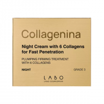 Collagenina nakts krēms ar 6 veidu kolagēniem 50 ml, intensitāte 3