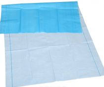 Aizsargplags ABENA 2 kārtas, zils ūdens necaurlaidīgs, 170 x 80 cm N25