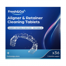Fresh & GO aligner and retainer cleaning tablets, N36
