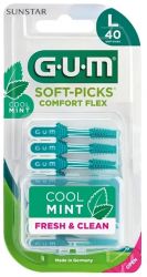 GUM Soft-Picks Comfort Flex interdentālās birstītes 40 gab.