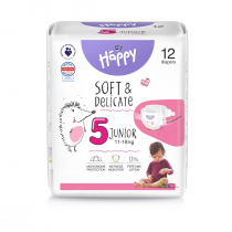 HAPPY JUNIOR autiņbiksītes, 5. izmērs (11-18 kg), N12