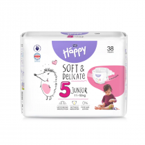 HAPPY JUNIOR autiņbiksītes, 5. izmērs (11-18 kg), N38