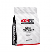 ICONFIT Whey proteīns 80 ar banānu garšu, 1kg