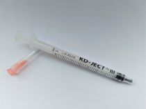 Insulīna šļirces ar integrētu adatu 0,5ml U-100 G30 N100