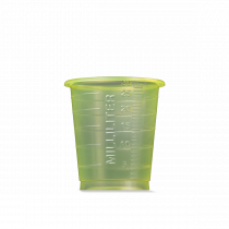 Medicine cup, 30 ml, yellow, N80