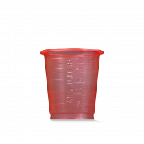 Medicine cup, 30 ml, red, N80
