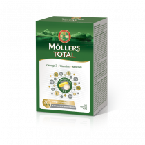 Möller’s Total Omega-3 zivju eļļa kaps. N28 + vitamins/minerals tabl. N28