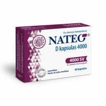 Nateo D 4000 SV kapsulas N60