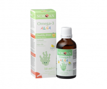 NORSAN Omega-3 ALGA ar citronu garšu, 50 ml 