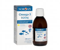 NORSAN Omega-3 TOTAL ar citronu garšu, 200 ml 
