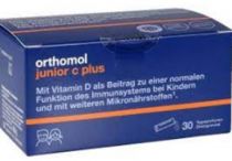 Orthomol Junior C Plus ar aveņu-laima garšu pulveris N30 dienu devas
