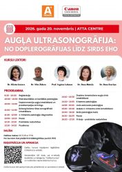 Dalība kursiem "Augļa ultrasonogrāfija: no Doplerogrāfijas līdz sirds EHO"