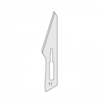 Vienreizlietojami, sterili skalpeļu asmeņi Nr.11, N100