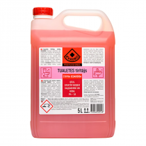 Tualetes tīrīšanas līdzeklis, Pro, KVADRO, stipra iedarbība, 5L