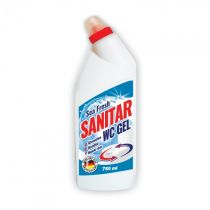 Tīrīšanas un dezinfekcijas gēls, SANITAR WC, Spodra, svaigums, 750ml