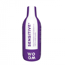 WOOM SENSITIVE+ mutes skalošanas līdzeklis jutīgiem zobiem un smaganām, 500 ml