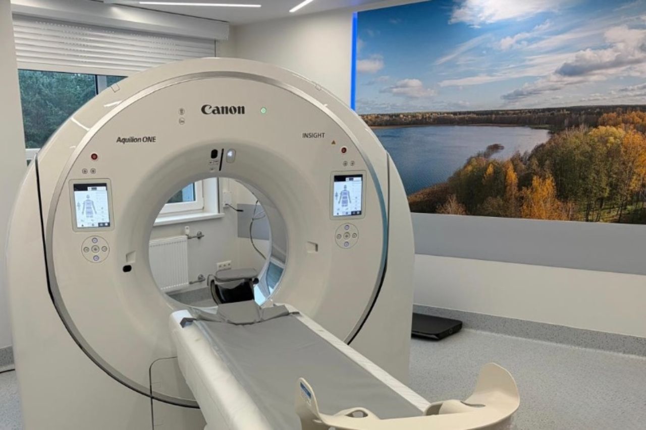 Canon Aquilion ONE INSIGHT Edition datortomogrāfijas iekārta diagnostikas kabinetā